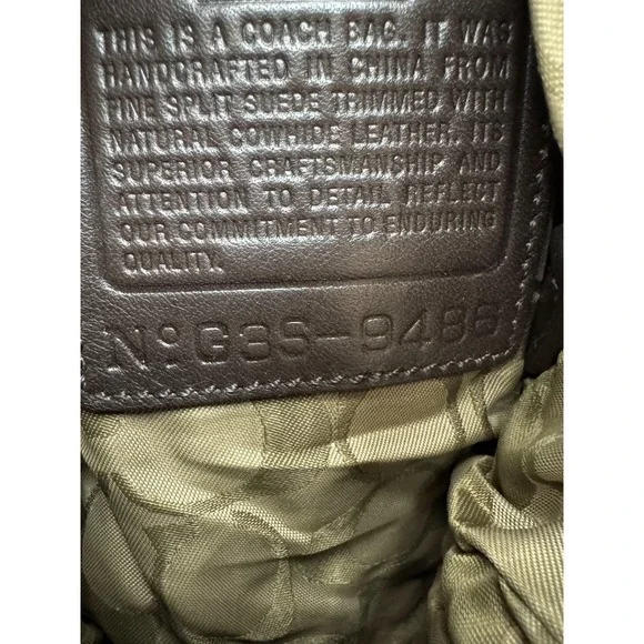 Vintage Coach Authentic Suede Braided Flap Shoulder Bag Rust Brown G3S-9486 - Picture 7 of 14